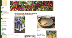 Desktop Screenshot of gartenwelt-natur.de