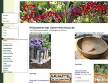 Tablet Screenshot of gartenwelt-natur.de